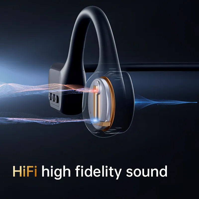 Bone Conduction Earphones Bluetooth Wireless IPX8 Waterproof MP3 Player Hifi Ear-hook Headphone With Mic Headset For Swimming Bone Conduction Earphones Bluetooth Wireless IPX8 Waterproof MP3 Player Hifi Ear-hook Headphone With Mic Headset For Swimming